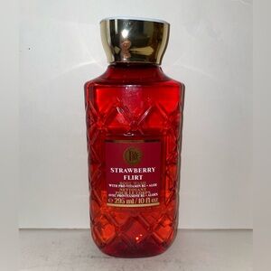 Bath & Body Works Strawberry Flirt Body Wash 10oz Luxury Collection Discontinued